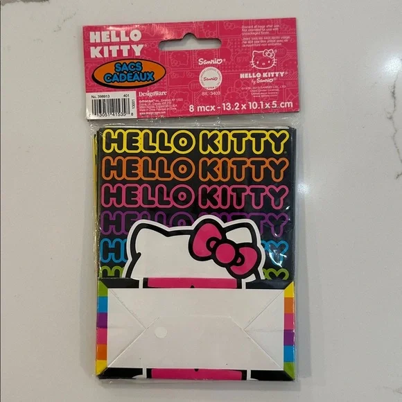 Hello Kitty Ice Cream Beanie Baby 2013 with Tags, with Hello Kitty treat bags - Picture 3 of 3